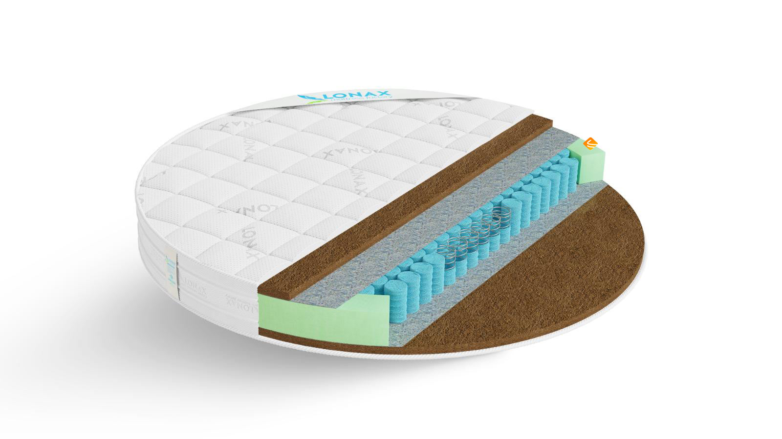 Матрас Lonax Round Cocos s1000